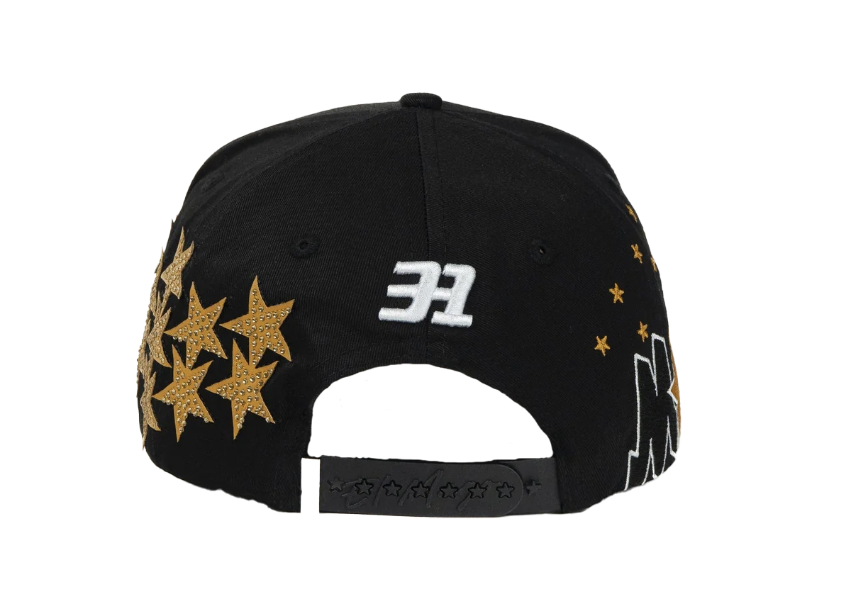 31 Hats EL MAGO BLK/ORANGE Suede