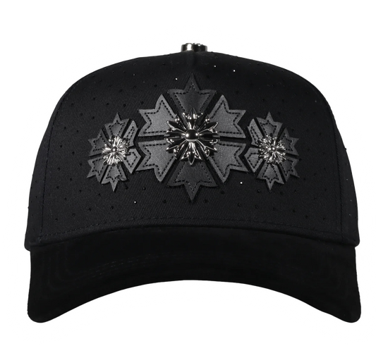 PLATINUM SNOWFLAKE BLK "BARBAS HATS"