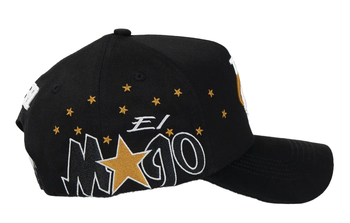 31 Hats EL MAGO BLK/ORANGE Suede