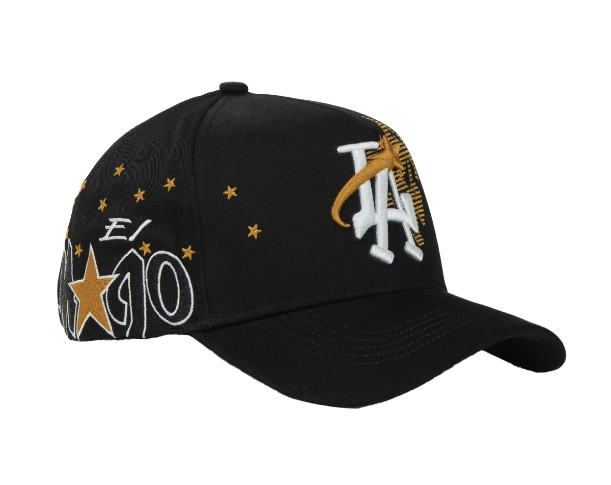 31 Hats EL MAGO BLK/ORANGE Suede