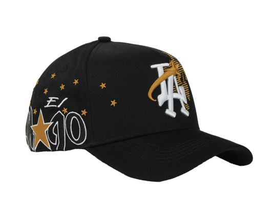 31 Hats EL MAGO BLK/ORANGE Suede